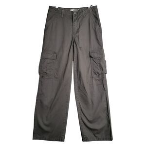 LEVIS Black '94 Baggy Cargo Wide Leg Twill Pants Street Gorpcore SIZE 25